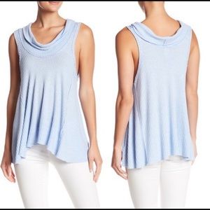 Free People waffle knit tank